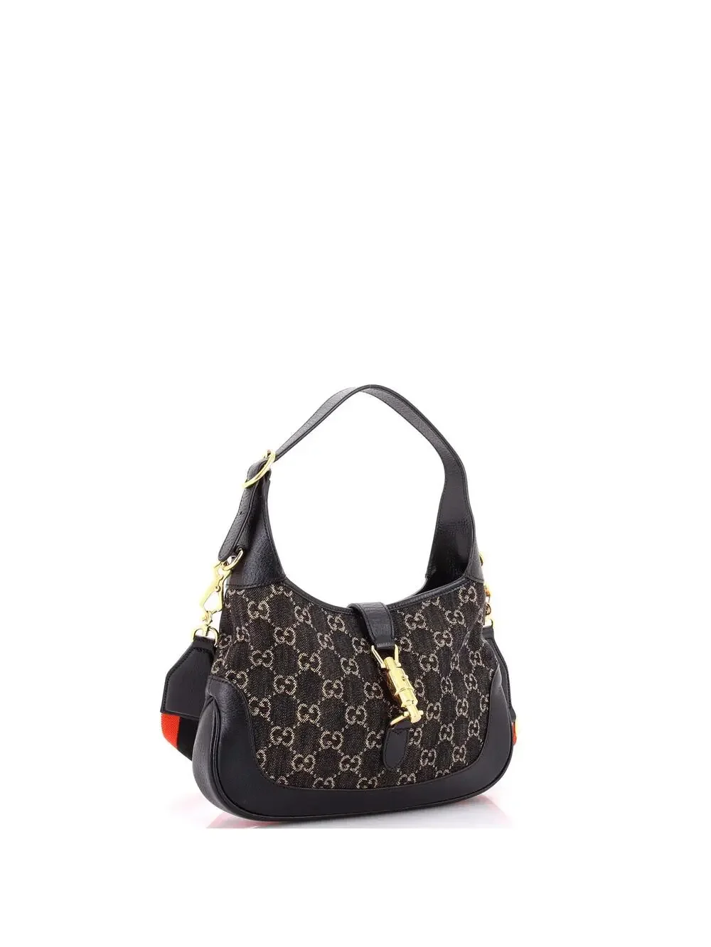 Gucci Jackie Hobo Gg Denim Small #340625G20B